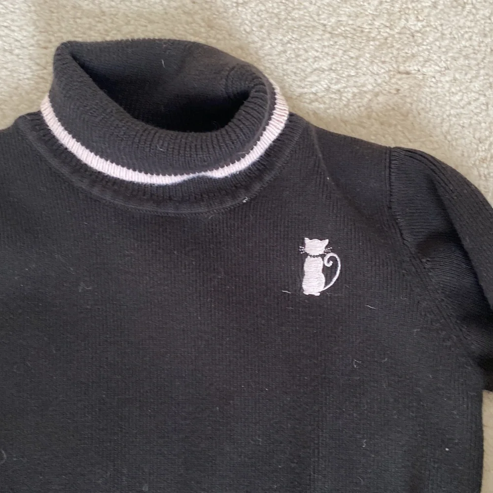 🥭(4 for $15) Girls Gymboree Thick Dress With Pink Cat - Picture 2 of 6
